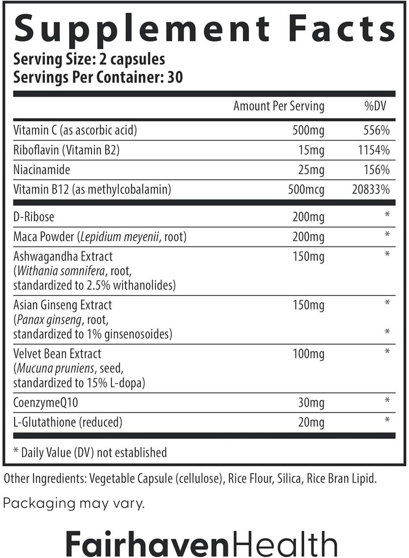 fairhaven health CountBoost for Men - Male Fertility Supplement to Support Count - with Ashwagandha, Maca, Glutathione, B Vitamins - FertilAid for Men Companion Product (60 Capsules / 1 Month Supply) - Image 2